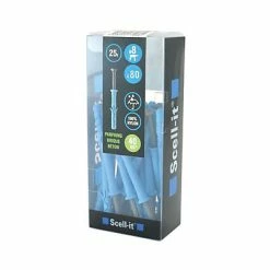 Castorama 25 Chevilles à Clouer 8 X 80 Nylon Scell-It