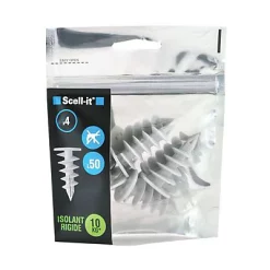 Castorama 4 Chevilles Autoforeuses Isolation Scell-It