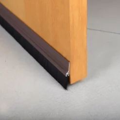 Castorama Bas De Porte Pvc Brosse Marron ép.25 Mm L.100 Cm