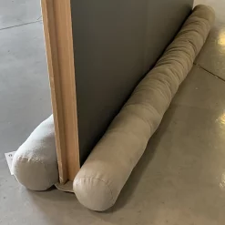 Castorama Double Bas De Porte Gris Clair 2 X 95 X 10