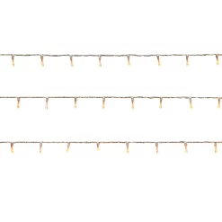 Castorama Guirlande Lumineuse Extérieure Câble Transparent 120 LED Blanc Chaud, électrique