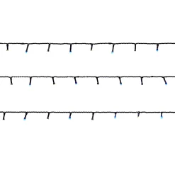 Castorama Guirlande Lumineuse Extérieure Câble Vert 120 LED Blanc Bleu, électrique