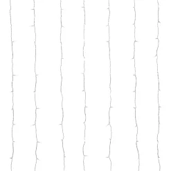 Castorama Guirlande Lumineuse Rideaux Câble Transparent 240 LED Multicolore, électrique