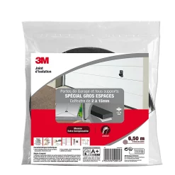 Castorama Joint Mousse Porte De Garage Gros Espace 3M Classique 2 à 15 Mm Gris L.6,5 M