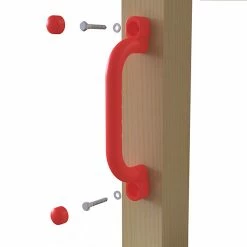 Castorama Kit De Deux Poignées Rouge