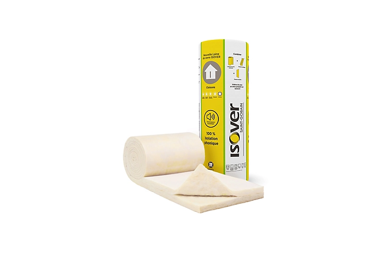 Castorama Laine De Verre Acoustique Non Revêtue ISOVER - 60 Cm X 6,5 M ép. 45 Mm R. 1,11m²K/W 3 Castorama Laine De Verre Acoustique Non Revêtue ISOVER - 60 Cm X 6,5 M ép. 45 Mm R. 1,11m²K/W