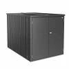 Castorama MiniGarage Métal Biohort 203 X 122 X H.145 Cm Gris Foncé Métallique 2 Castorama MiniGarage Métal Biohort 203 X 122 X H.145 Cm Gris Foncé Métallique -Castorama Shop minigarage metal biohort 203 x 122 x h 145 cm gris fonce metallique9003414560307 01c FR CF