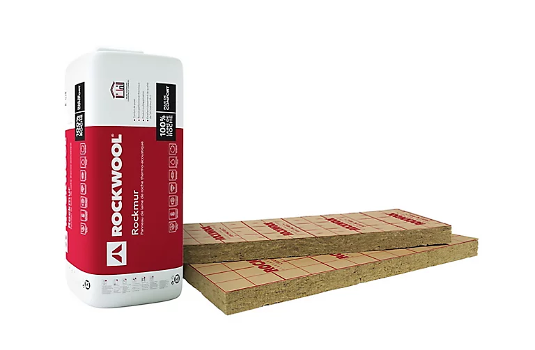Castorama Panneau Laine De Roche Rockwool Rockmur Kraft - 0,6 X 1,35 M ép.75 Mm (lot De 10 Panneaux) 3 Castorama Panneau Laine De Roche Rockwool Rockmur Kraft - 0,6 X 1,35 M ép.75 Mm (lot De 10 Panneaux)