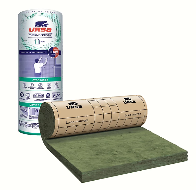 Castorama Panneau Roulé Laine De Verre Murs URSA Thermocoustic 2,7 X 1,2 M Ép. 12 Cm R. 3,75 M².K/W 3 Castorama Panneau Roulé Laine De Verre Murs URSA Thermocoustic 2,7 X 1,2 M Ép. 12 Cm R. 3,75 M².K/W