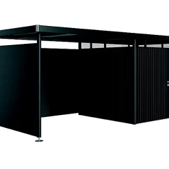 Castorama Paroi Latérale Pour Auvant Taille S Et Taille L Biohort En Métal Coloris Gris Foncé Métallique Pour Abris De Jardin Série HighLine H2