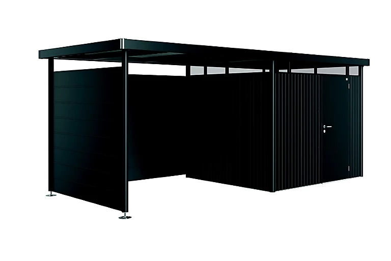 Castorama Paroi Latérale Pour Auvant Taille S Et Taille L Biohort En Métal Coloris Gris Foncé Métallique Pour Abris De Jardin Série HighLine H2