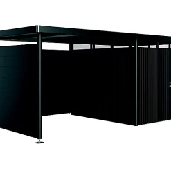 Castorama Paroi Latérale Pour Auvent Taille S Et L Biohort En Métal Coloris Gris Foncé Métallique Pour Abris De Jardin Série HighLine H4