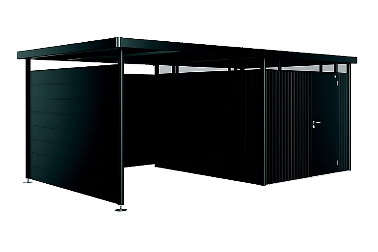 Castorama Paroi Latérale Pour Auvent Taille S Et L Biohort En Métal Coloris Gris Foncé Métallique Pour Abris De Jardin Série HighLine H5